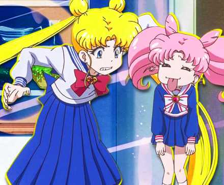 10 Funniest Usagi and Chibi Usa Moments in Sailor Moon