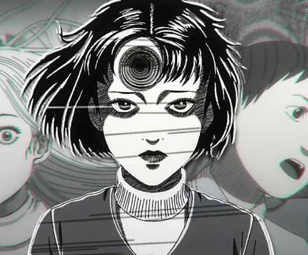 Characters from Uzumaki anime episodes 1 and 2