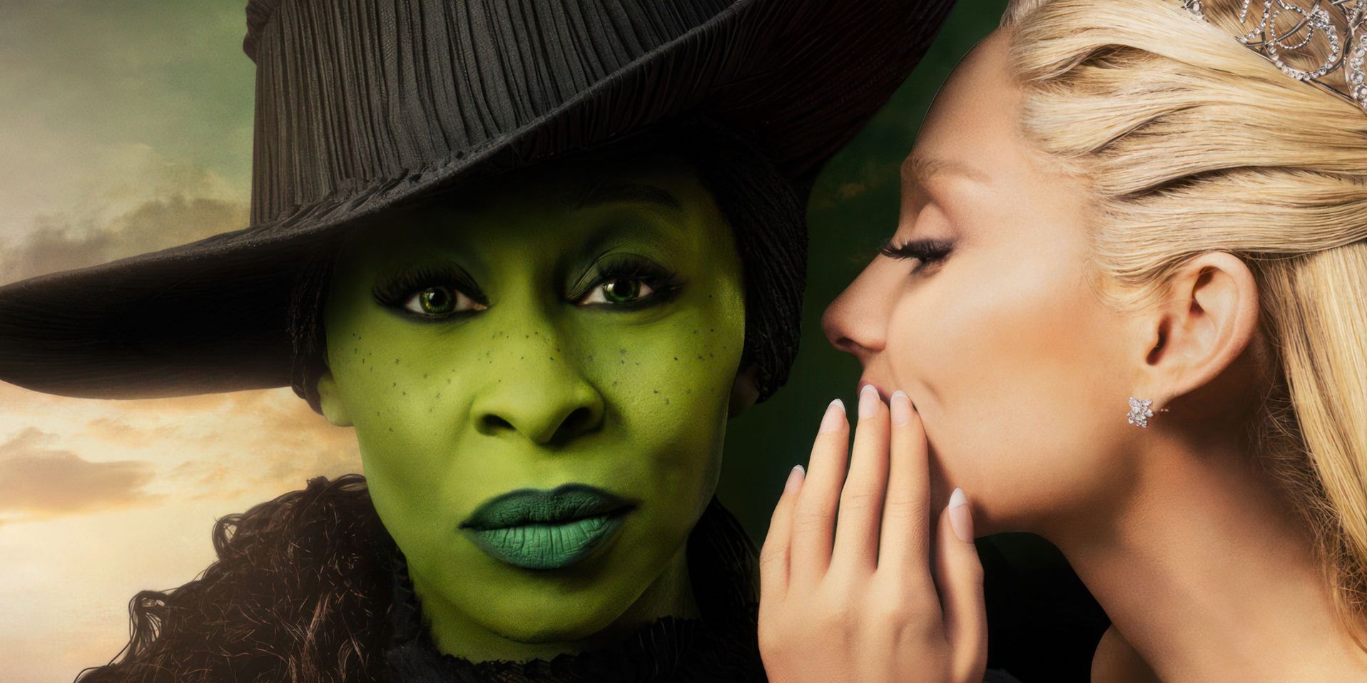 thumbnail image 2 of Wicked Elphaba And Glinda Peel & Stick Wall Mural 2 of 11