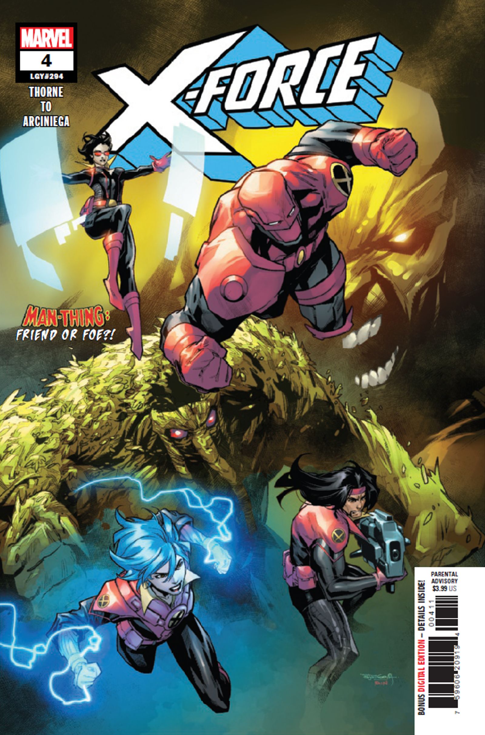 Capa completa do X-Force 4