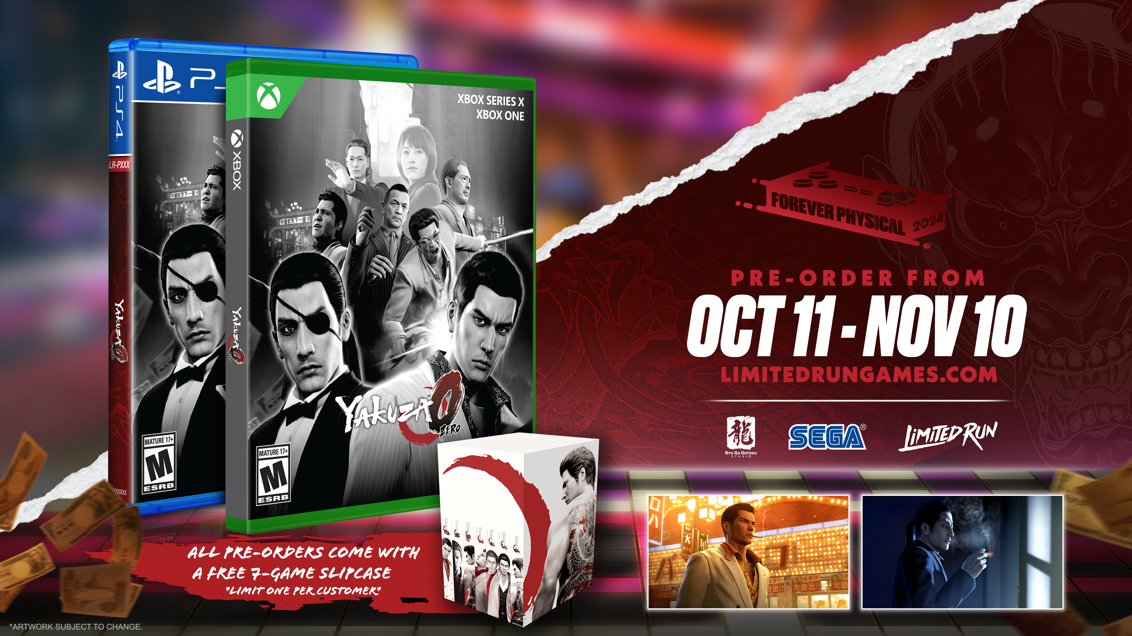LOGO YAKUZA COLLECTION gaming sega display sign EUR 20,00 - FR