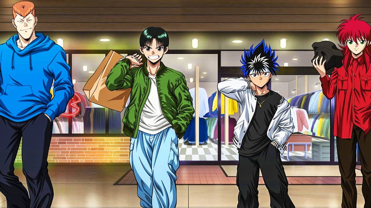 Yu Yu Hakusho Goes '90s Vintage in New Anime Artwork Reveal