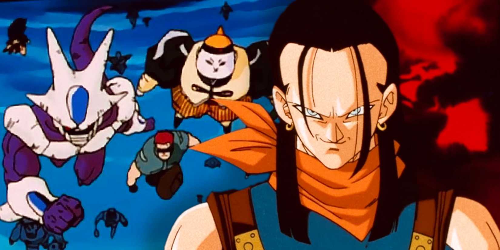 Super Android 17 with Android 19 and Cooler from Hell in Dragon Ball GT