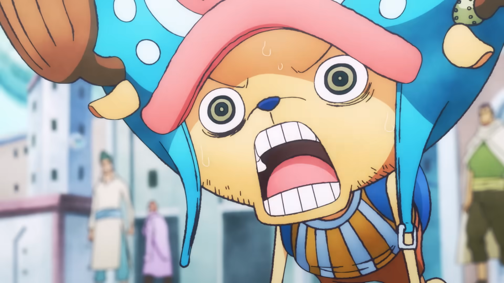 Chopper a peur dans One Piece Log Fish-Man Island Saga