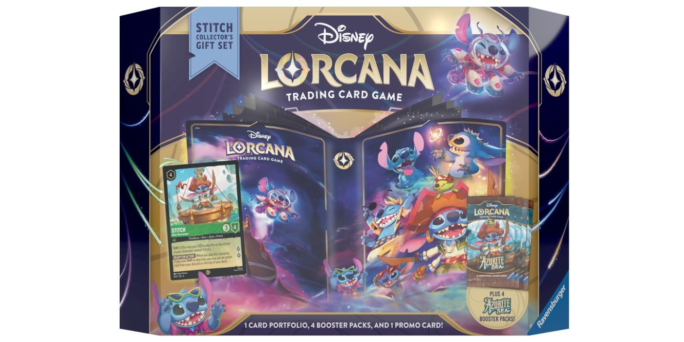 Inside Lorcana's Azurite Sea Illumineer's Trove and Stitch