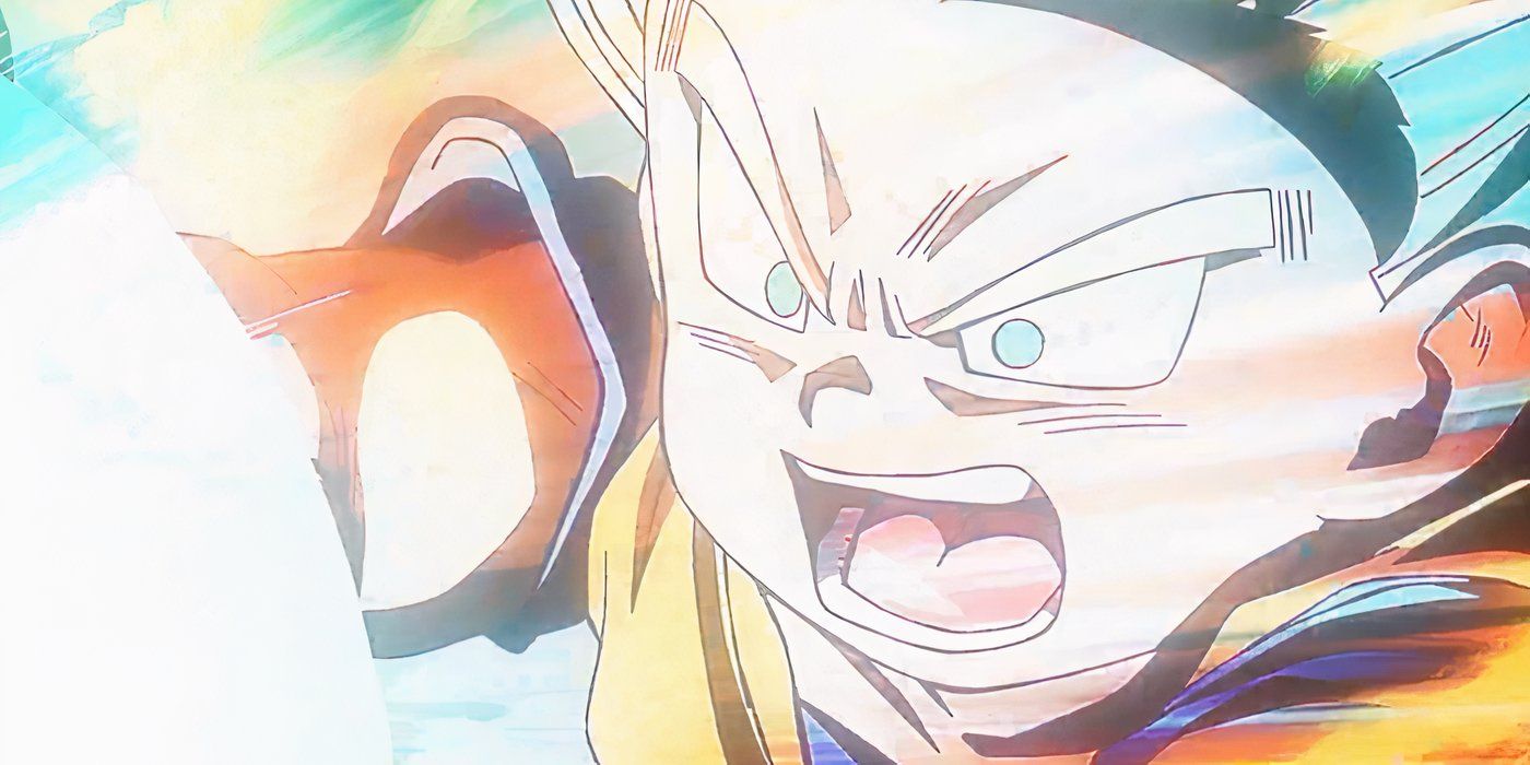 Super Saiyan Goku, Dragon Ball DAIMA Bölüm 8'de Kamehameha'yı ateşliyor.