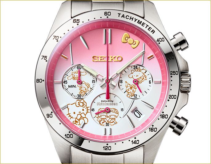 Seiko Reveals New Hello Kitty Bullet Train Watch for 50th