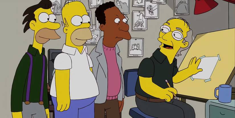 Gary Larson made a suprise cameo guest appearance on The Simpsons.