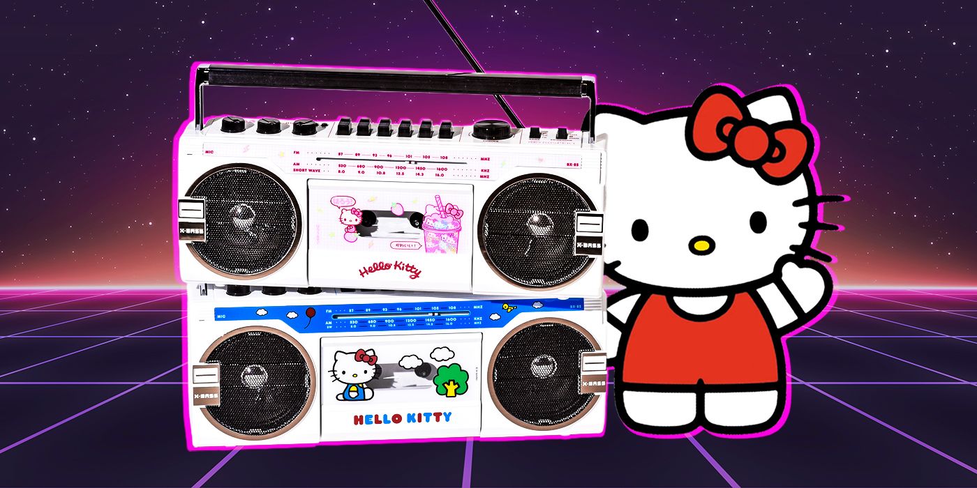 ハローキティ ミュージックボックス Hello Kitty Strawberry Kawaii BX-85 Bluetooth Cassette