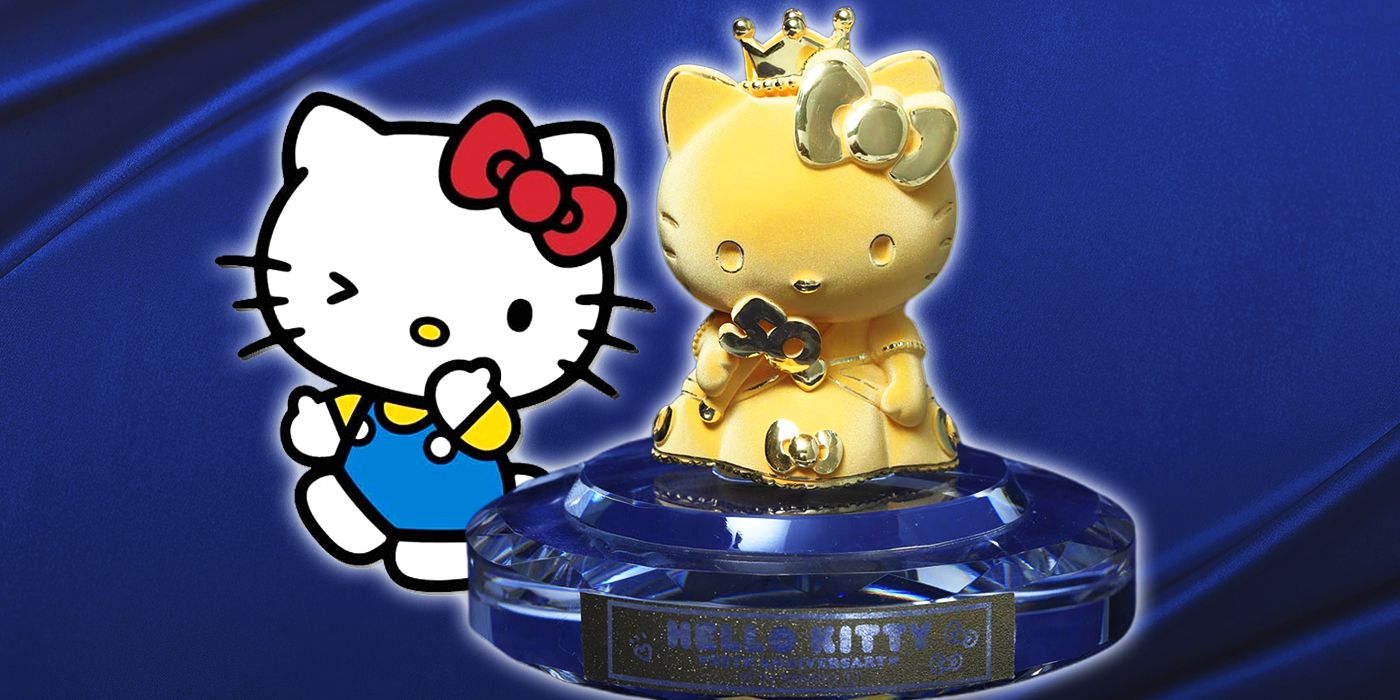 Sanrio Releases Pure Gold Hello Kitty 50th Anniversary