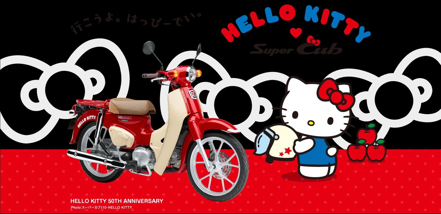HONDA HELLO KITTY ミニバイク 12個セット Honda Super Cub 50 Type / Hello Kitty | HLJ.com