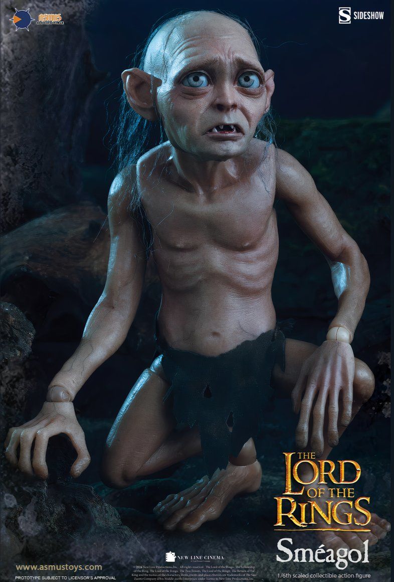 Lord of The Rings: Lifelike Gollum and Sméagol 1/6-Scale Figures Unveiled