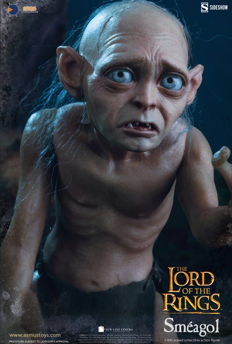 Lord of The Rings: Lifelike Gollum and Sméagol 1/6-Scale Figures Unveiled