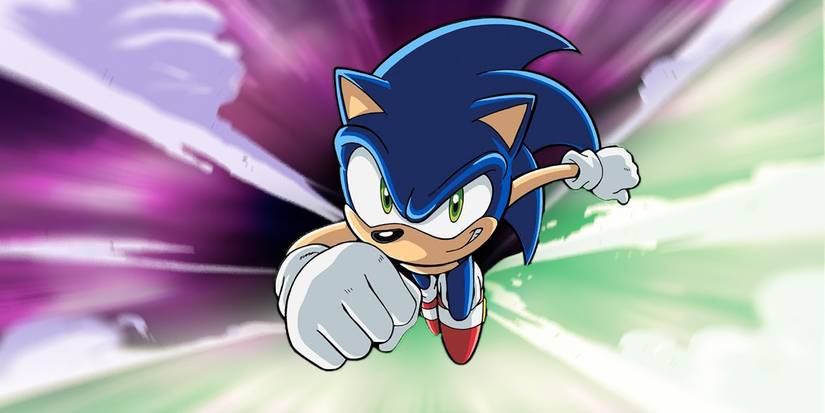 Sonic du Sonic X Anime Running.