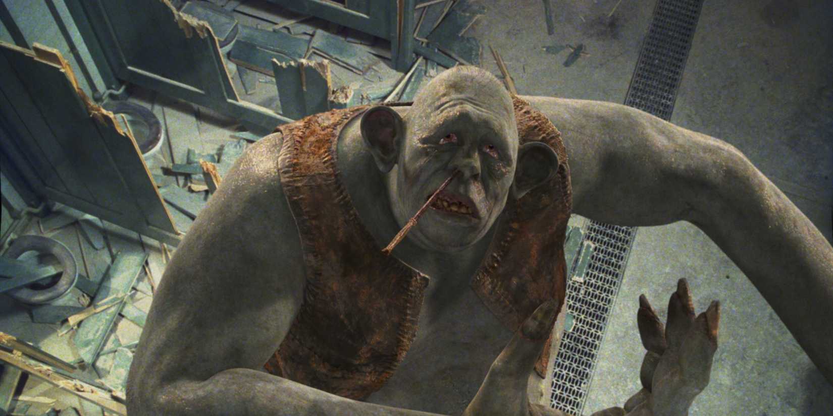 The mountain troll from Harry Potter and the Sorcerer's Stone