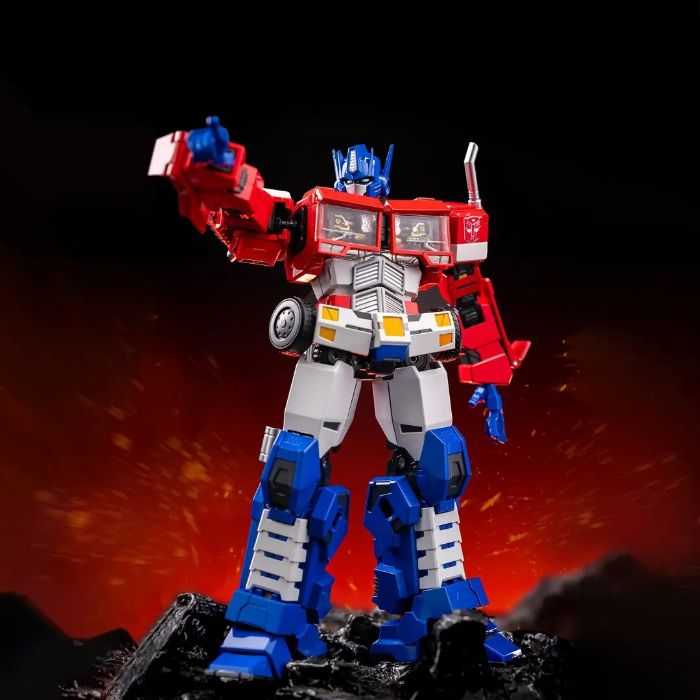 Transformers Pointing Classic Transformers Gets a New Look With Stylized Reveal of G1 Optimus ...