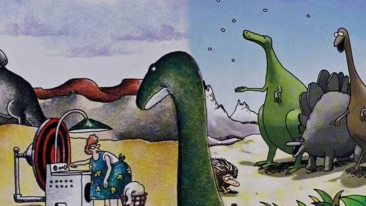 10 Most Unsettling Far Side Comics About Dinosaurs, Ranked