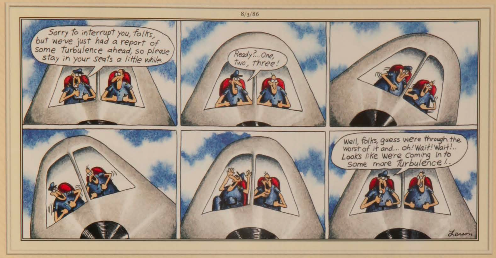 10 Funniest The Far Side Comic Strips About Airplanes and Pilots