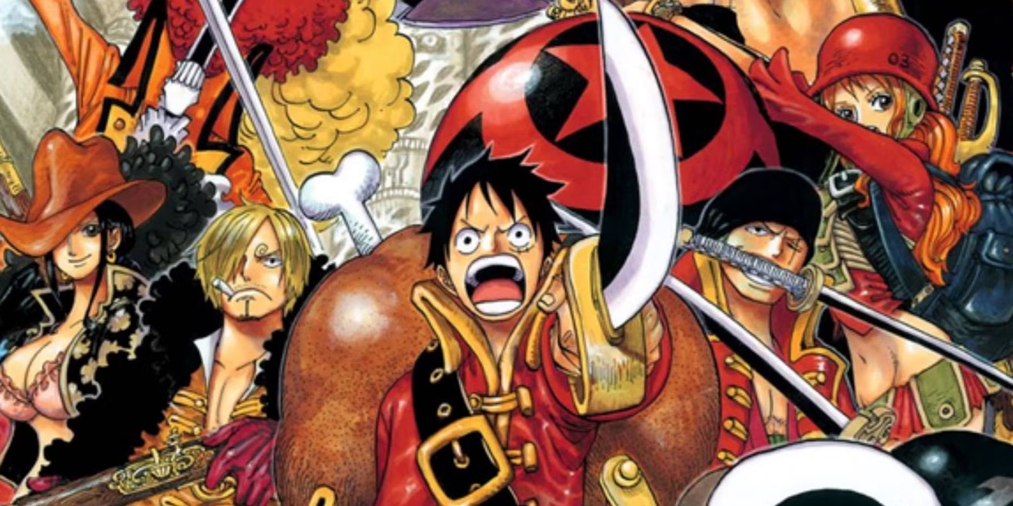 A promotional image for One Piece Film Z with the Straw Hats