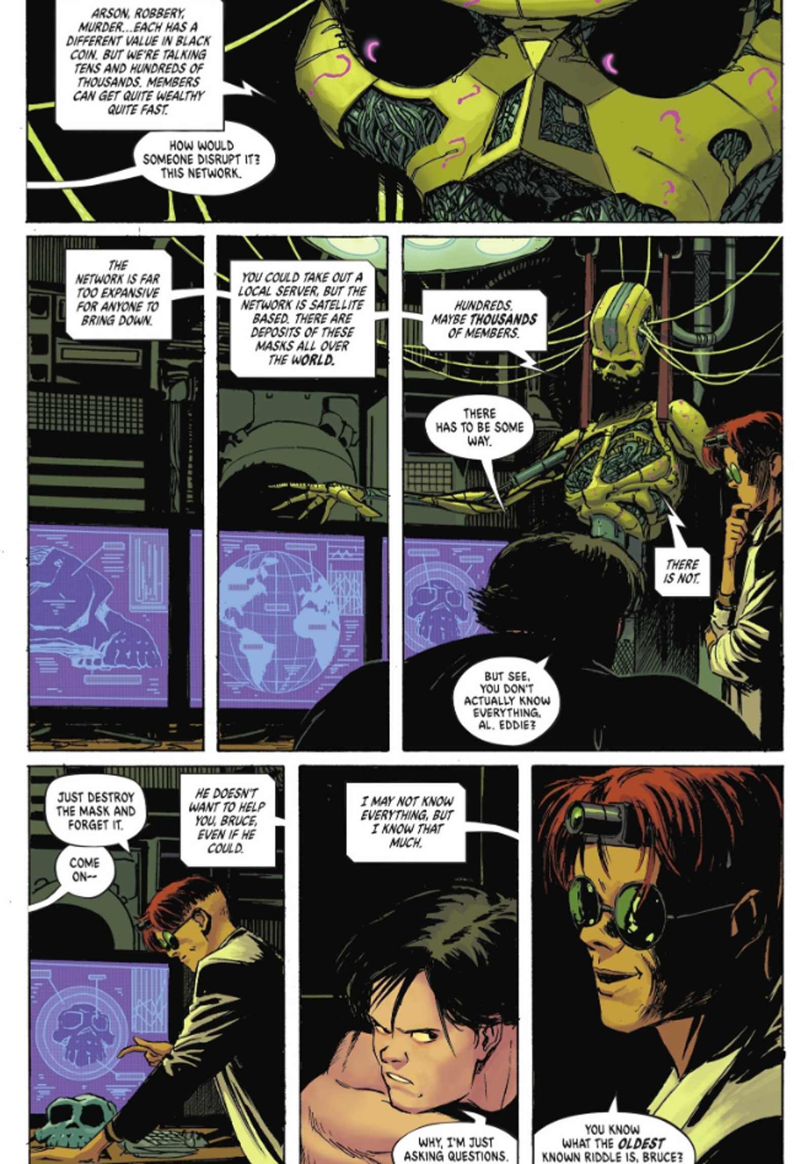 Absolute Series Riddler The Absolute Riddler Is Already Proving to Be Batman’s Most Valuable Ally