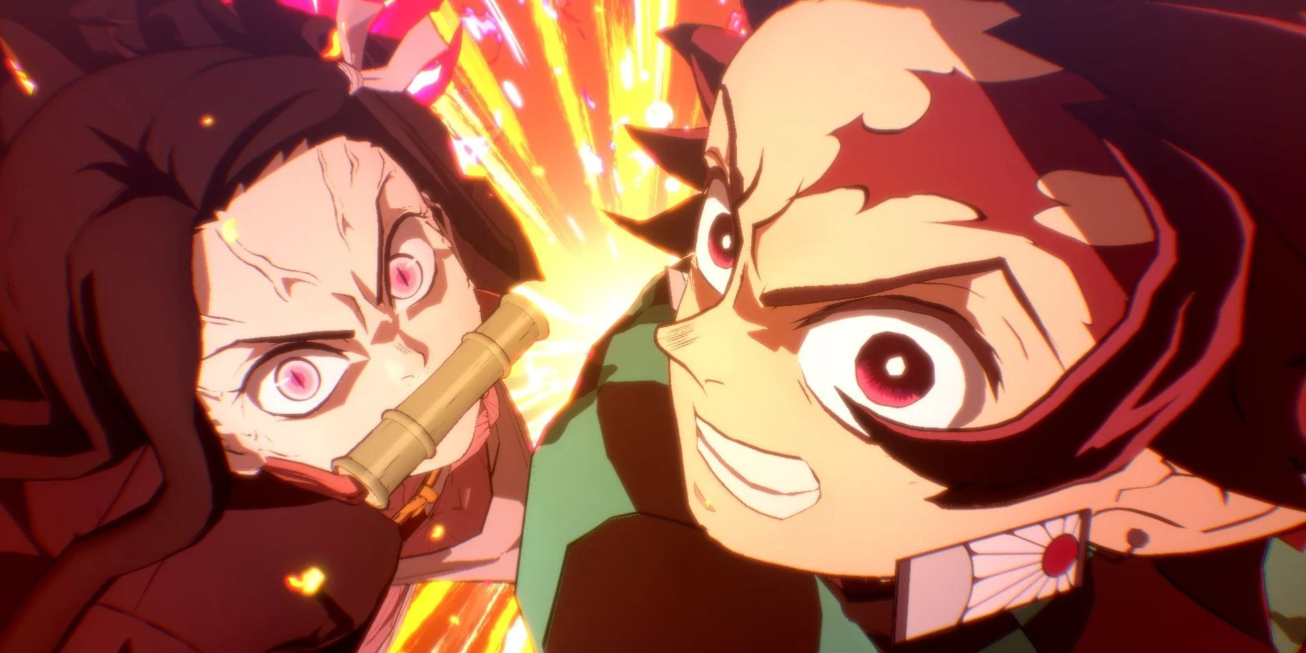 Tanjiro and Nezuko in Demon Slayer The Hinokami Chronicles 2