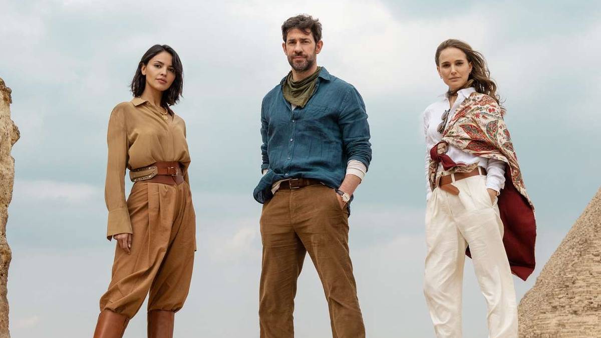 Guy Ritchie's Indiana Jones-Inspired Film Reveals New Look at John  Krasinski & Natalie Portman