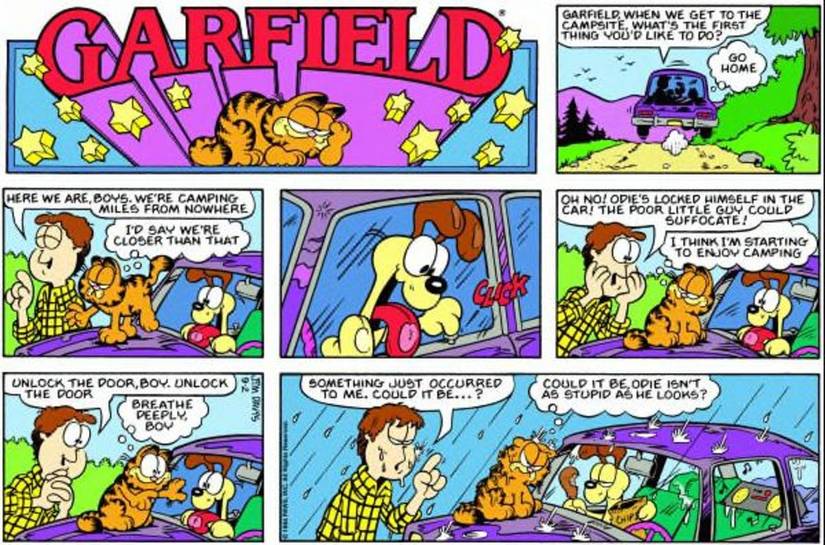 10 Best Odie Garfield Comic Strips, Ranked
