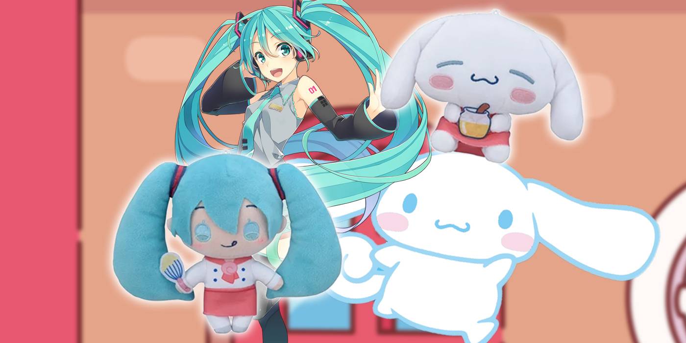 SEGA Hatsune Miku Attaching Plush – Set Of 3, Vocaloid, 15cm, 2023, Anime Plush Toy