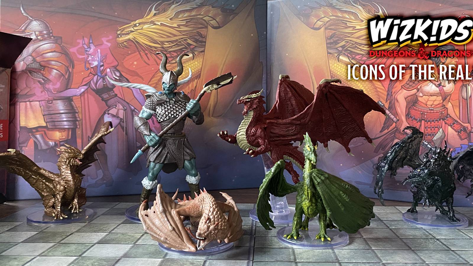 WizKids D&D: Icons of the Realms Return of the Dragons Booster Brick  Unboxing