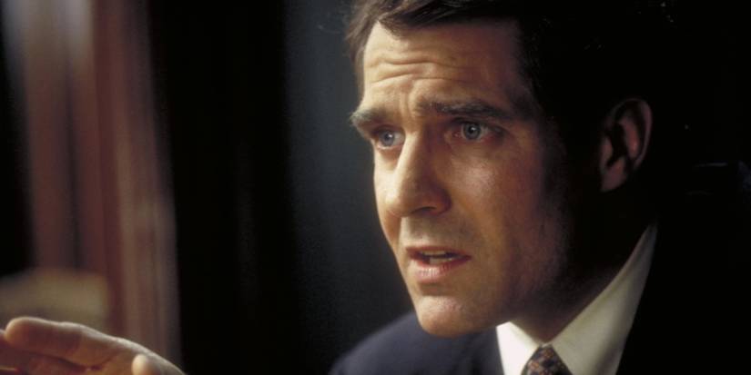Kittridge is a tough adversary wearing a suit in Mission Impossible.