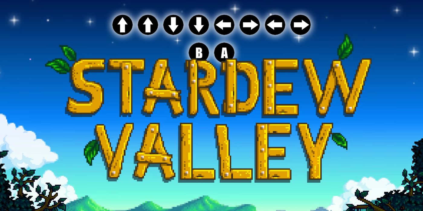 konami code, stardew valley