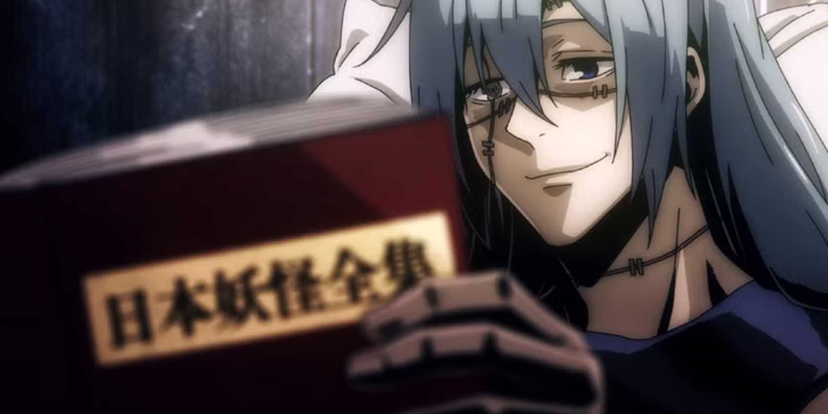 Mahito lisant un livre tout en se relaxant