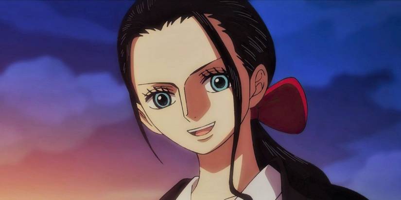 Nico Robin sourit dans la lumière du soir - One Piece