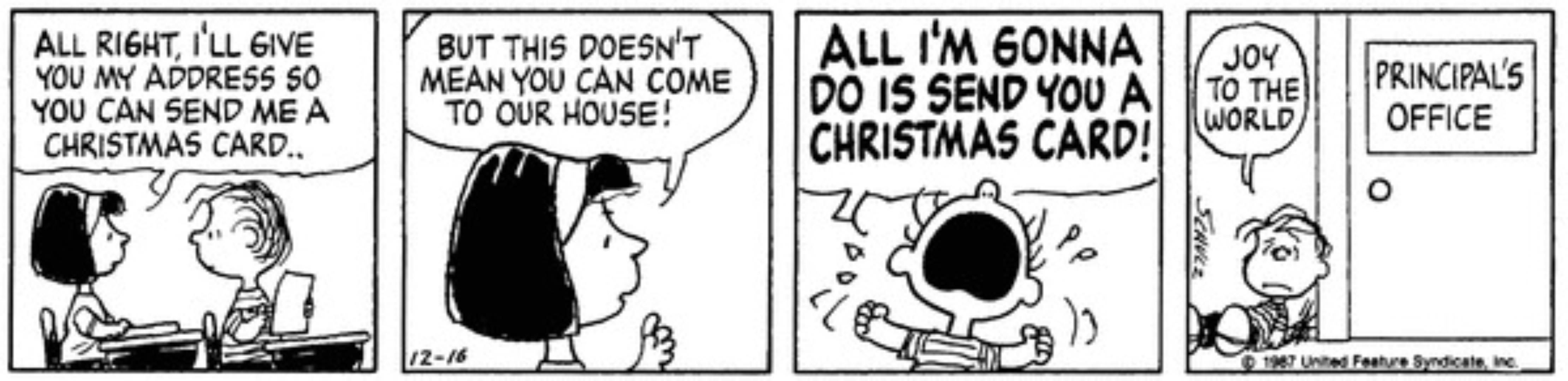 Peanuts: Linus Gets 'Out-Christmas-ed' By His Femme Fatale, Lydia