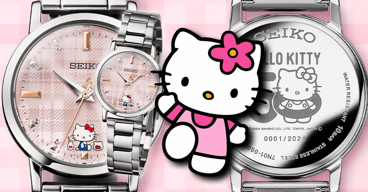 Hello Kitty x Seiko Lukia Rare Vintage Watch SEIKO HELLO KITTY SHINKANSEN WATCH HELLO KITTY 50TH  main image 3