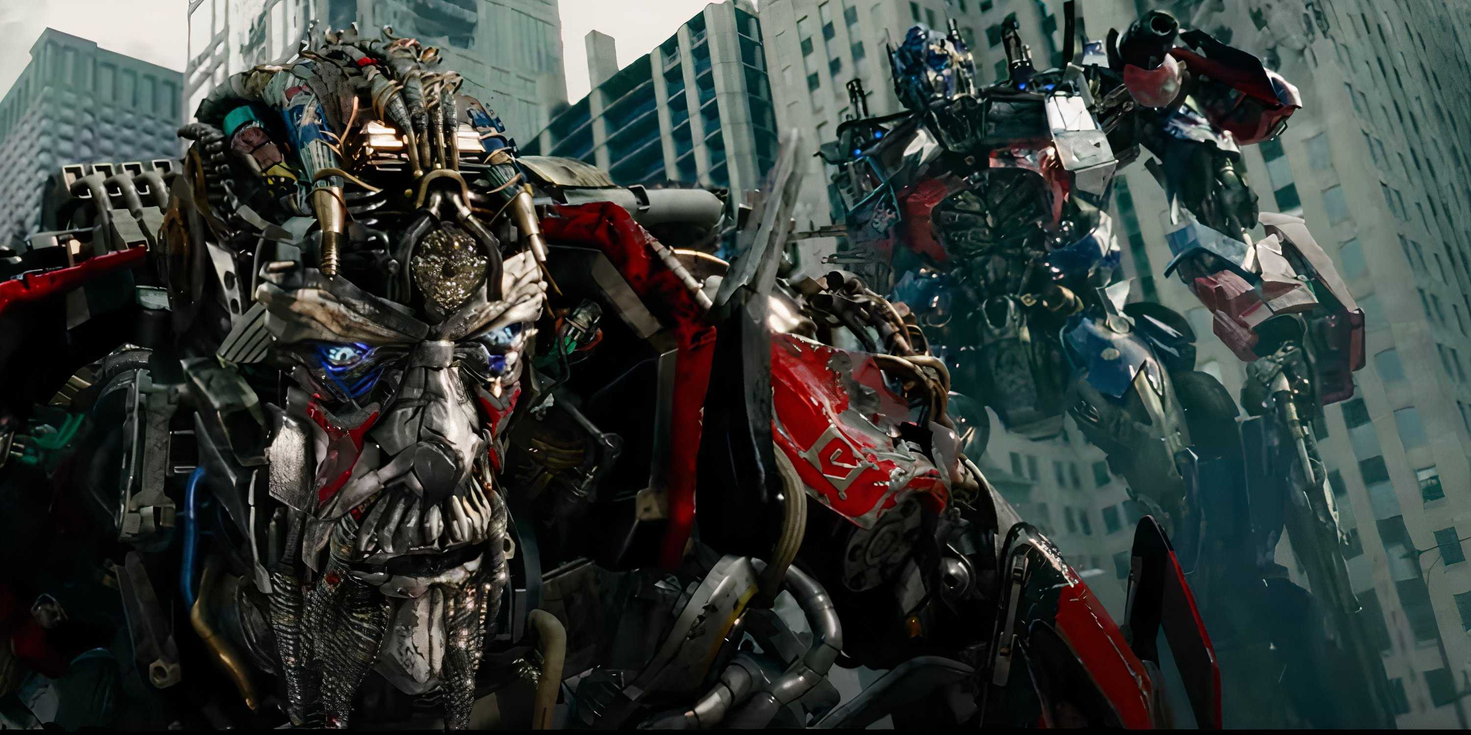 Optimus Prime kills Sentinel Prime in Transformers: Dark of the Moon
