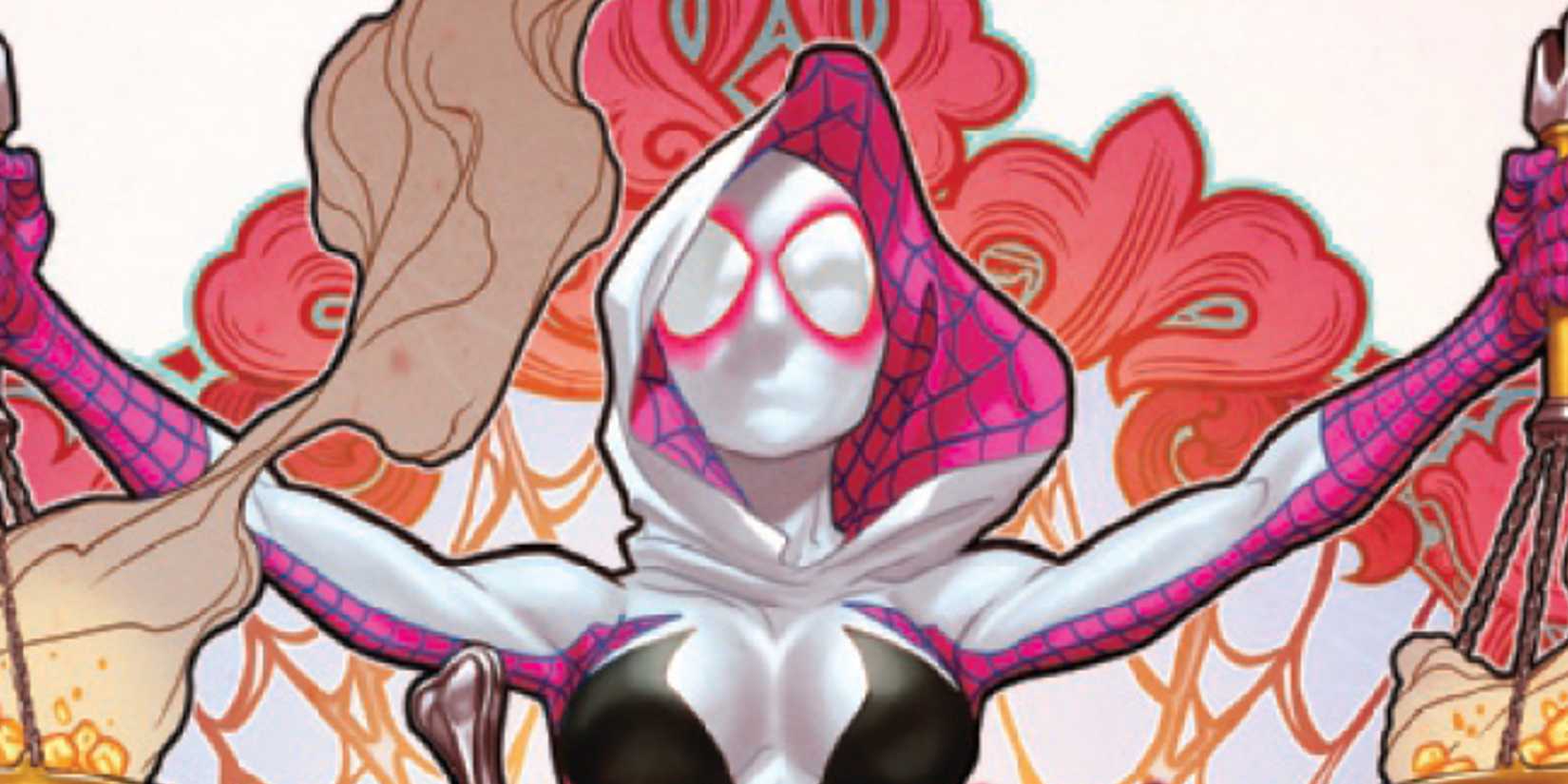 Spider-Gwen The Ghost-Spider with arms wide open