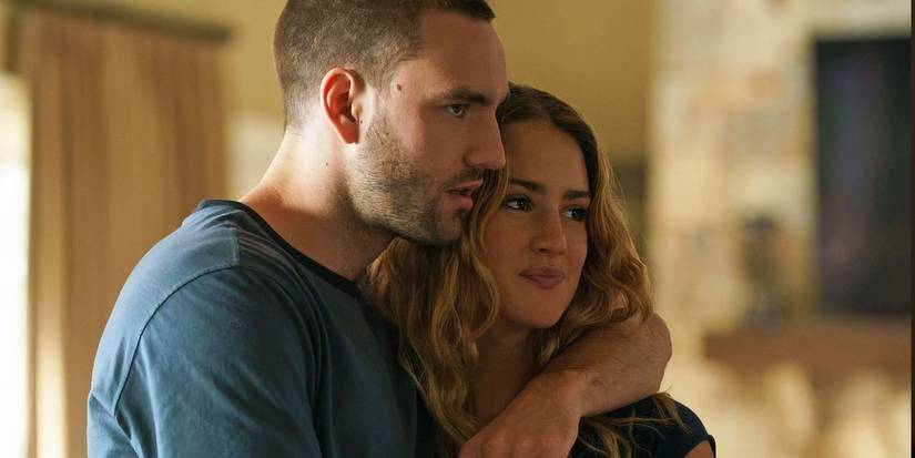 Stephen with an arm around Lucy