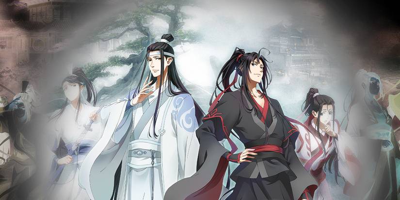 Wuxian and Wangji stand side by side in Mo Dao Zu Shi.