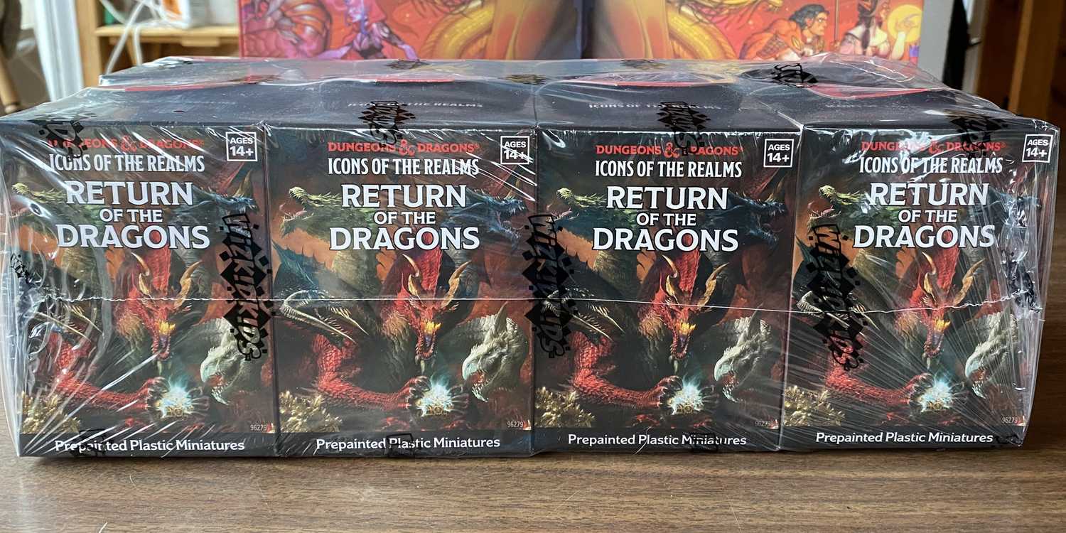 WizKids D&D: Icons of the Realms Return of the Dragons Booster Brick Unboxing WizKids D&D: Icons of the Realms Return of the Dragons Booster Brick Unboxing
