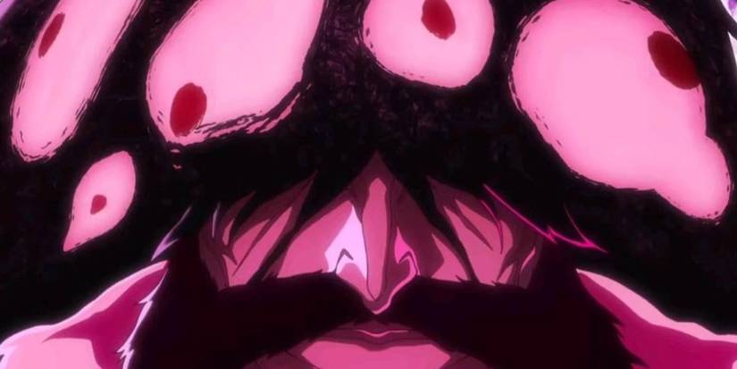 Yhwach opens his eyes in the Bleach: Thousand Year Blood War anime series
