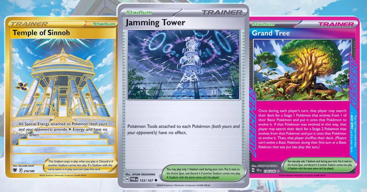 Pokmon TCG: 10 Best Stadium Cards That Can Turn Your Game Around, Ranked Pokmon TCG: 10 Best Stadium Cards That Can Turn Your Game Around, Ranked