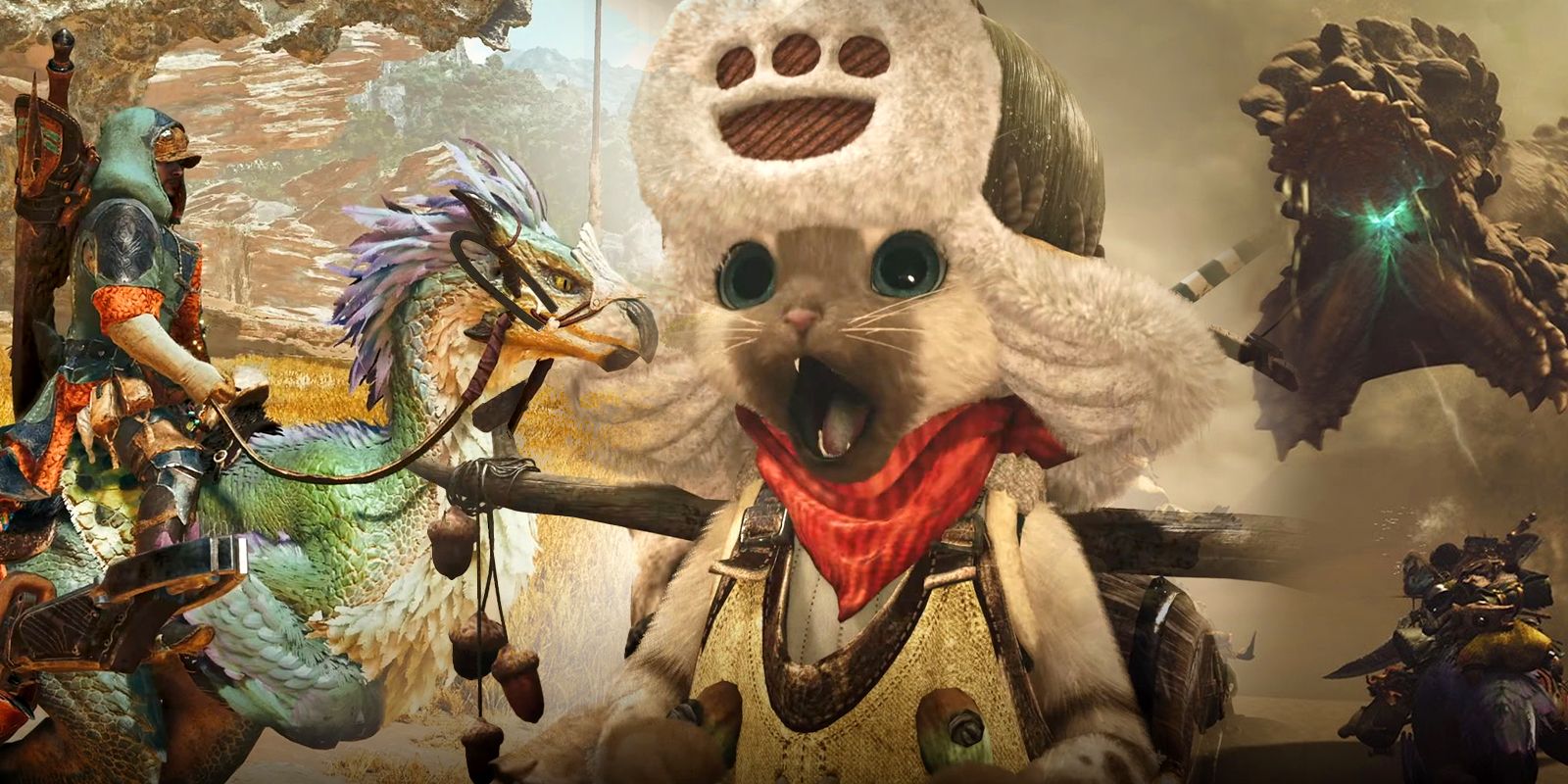 MONSTER HUNTER WILDS タペストリー Monster Hunter Wilds - Gematsu