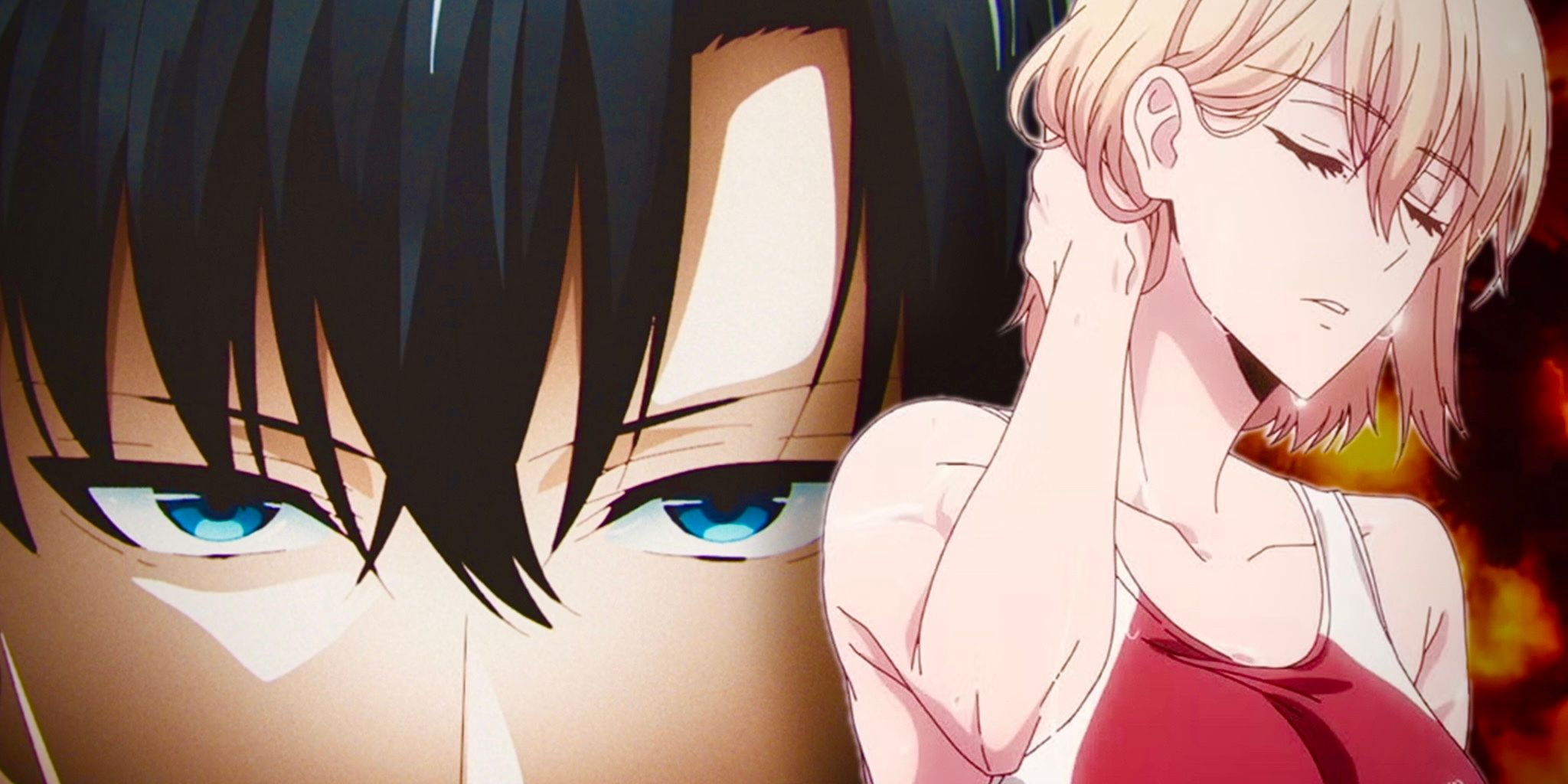 Cha Hae-in poses with Sung Jinwoo in Solo Leveling Season 2 Episode 3