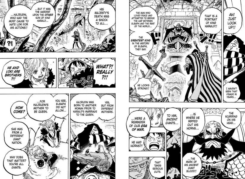 One Piece Chapter 1137 Review Lore Dumping Almost Makes Up For A Lack