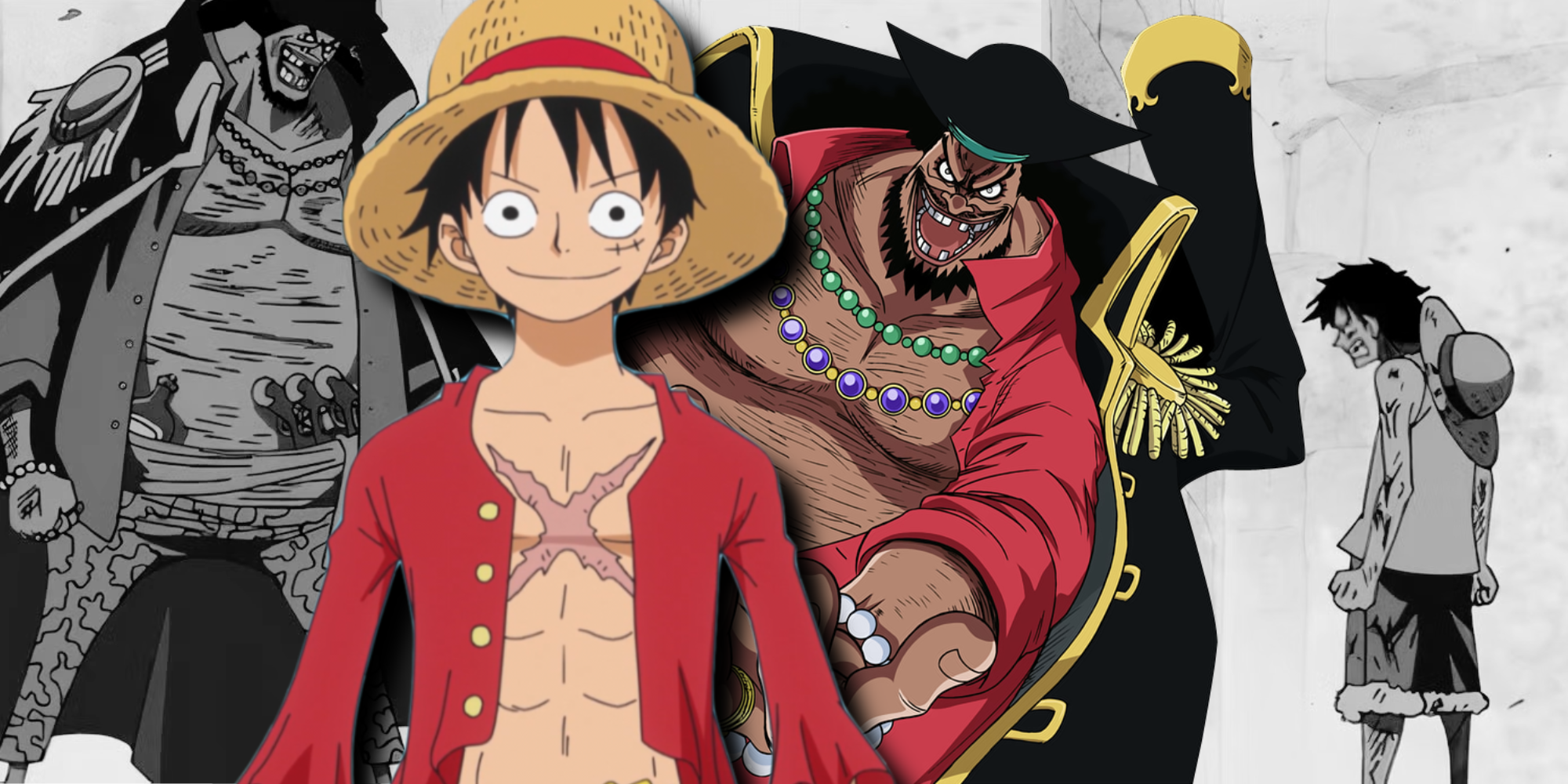 Custom Image of Blackbeard and Luffy from One Piece