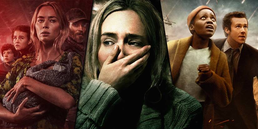 Images of a quiet place, a quiet place: part II and a quiet place: day a