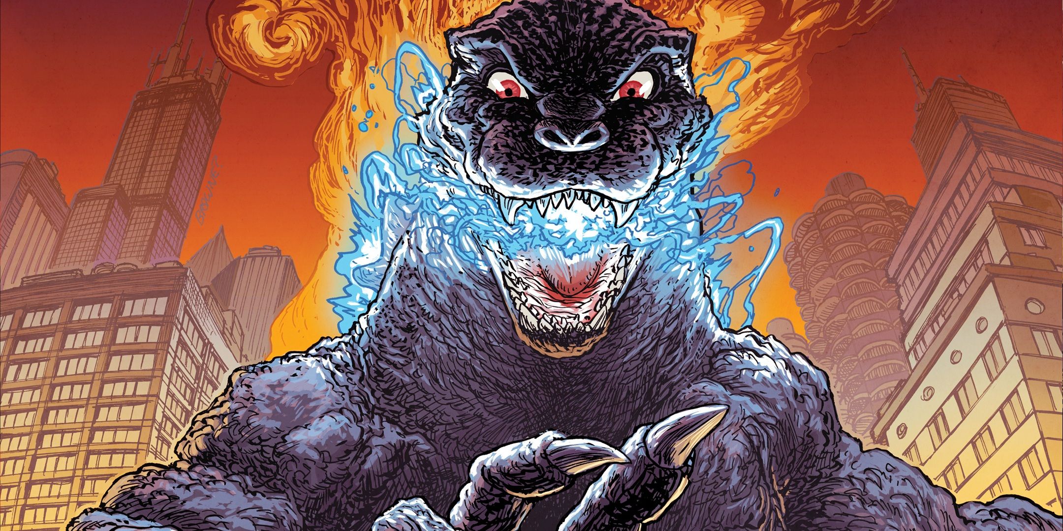 Godzilla vs. Chicago #1 Exclusive Advance Review - Godzilla's
