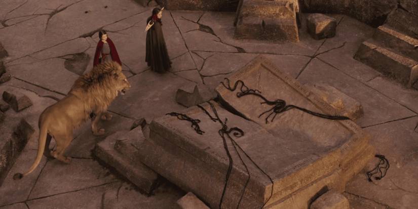 Aslan's Broken table from The Chronicles of Narnia: The Lion, The Witch, and the Wardrobe