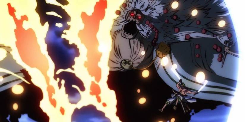 Zoro using his Nigiri Toro Samon in the Wano arc